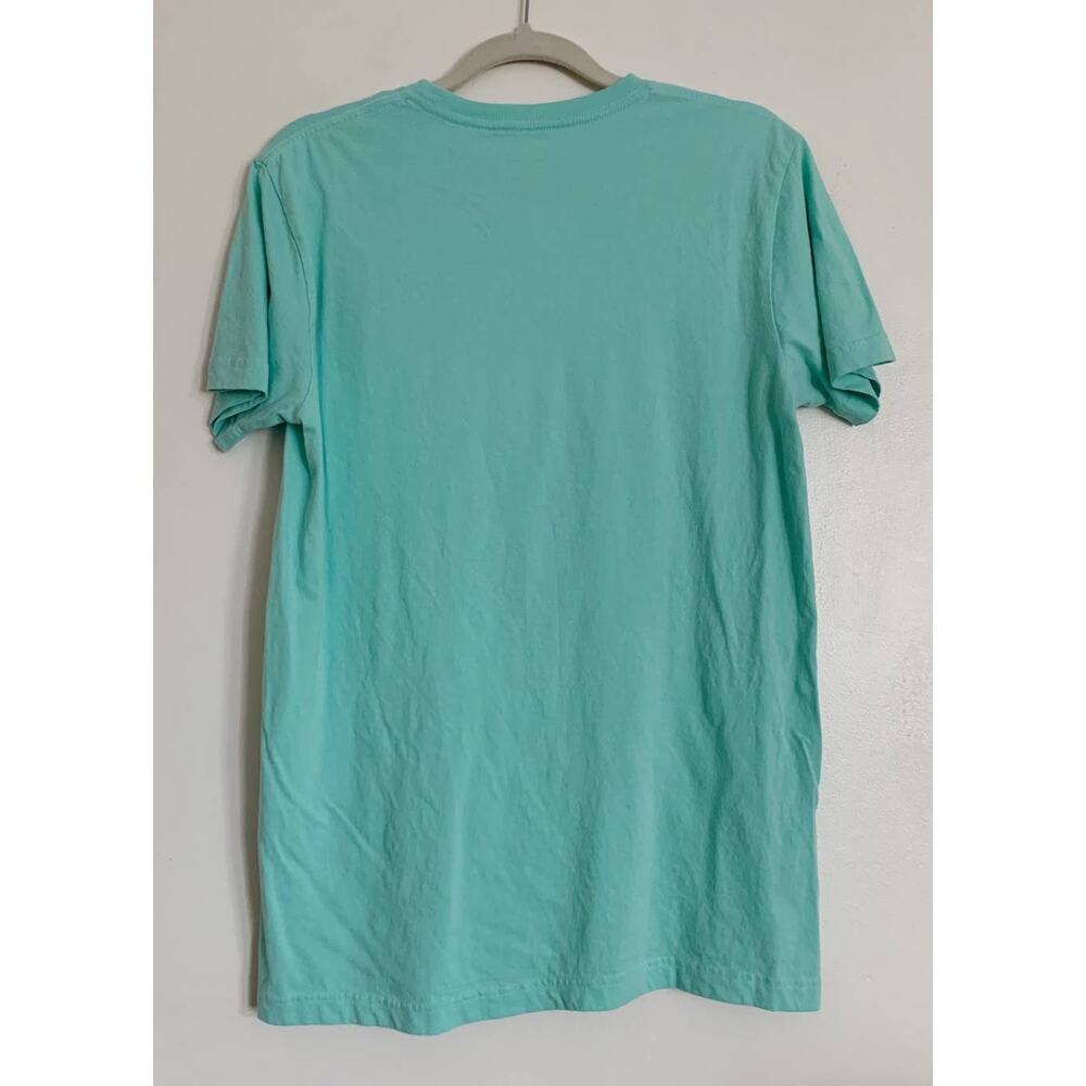 Teal Quiksilver Graphic Short Sleeve T-Shirt M - Picture 4 of 4